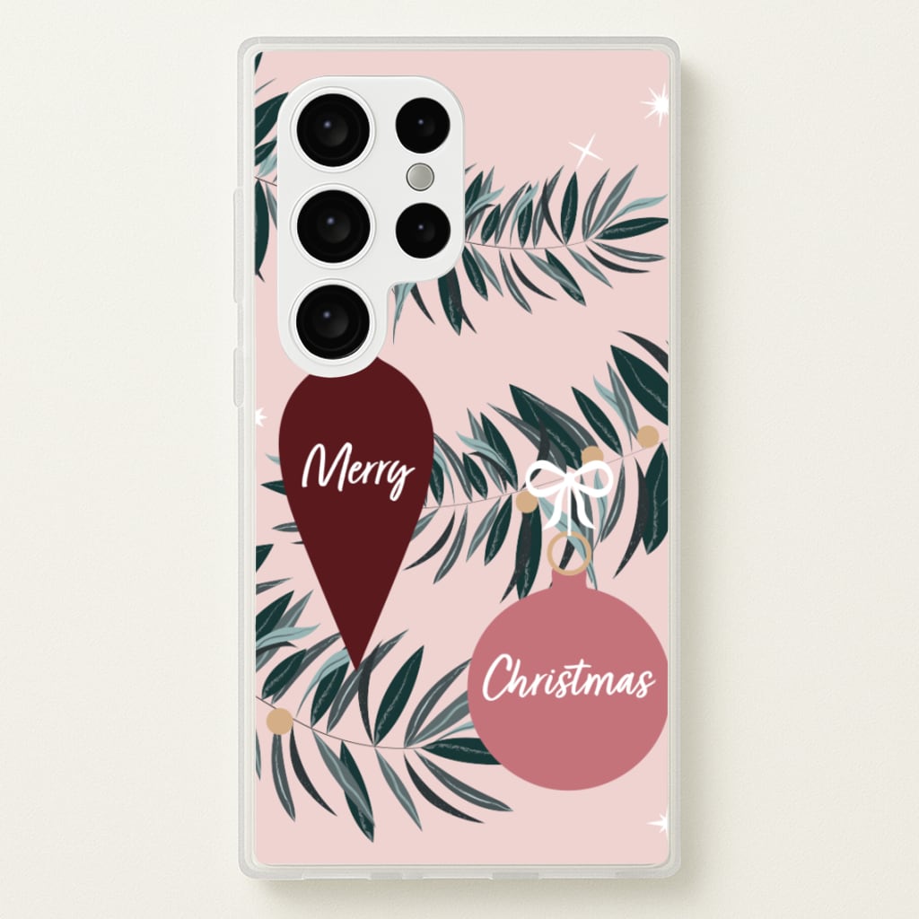 Merry Christmas - Christmas Phone Case for Galaxy S24 Ultra