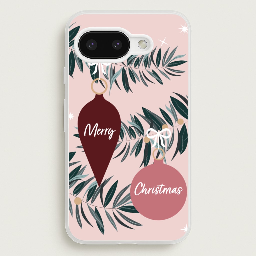 Merry Christmas - Christmas Phone Case for Google Pixel 9a