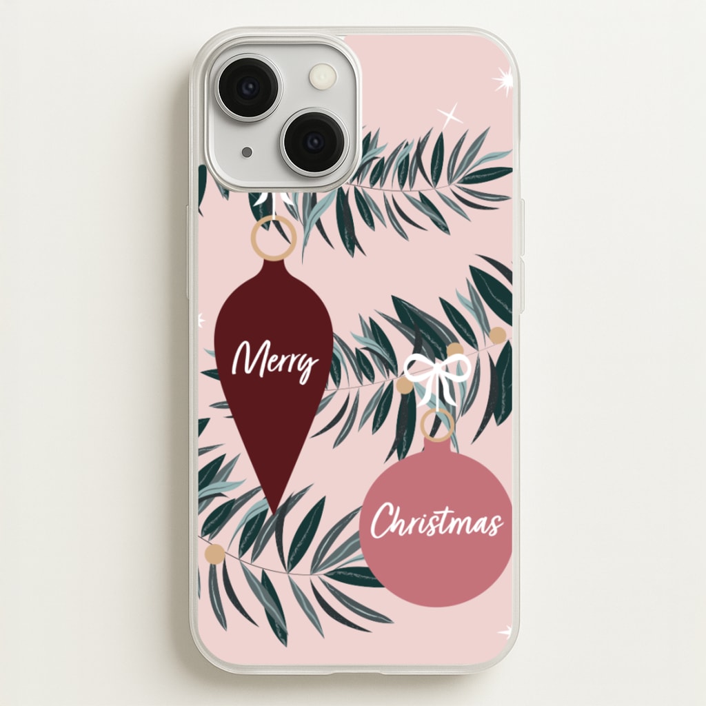 Merry Christmas - Christmas Phone Case for iPhone 13 Mini