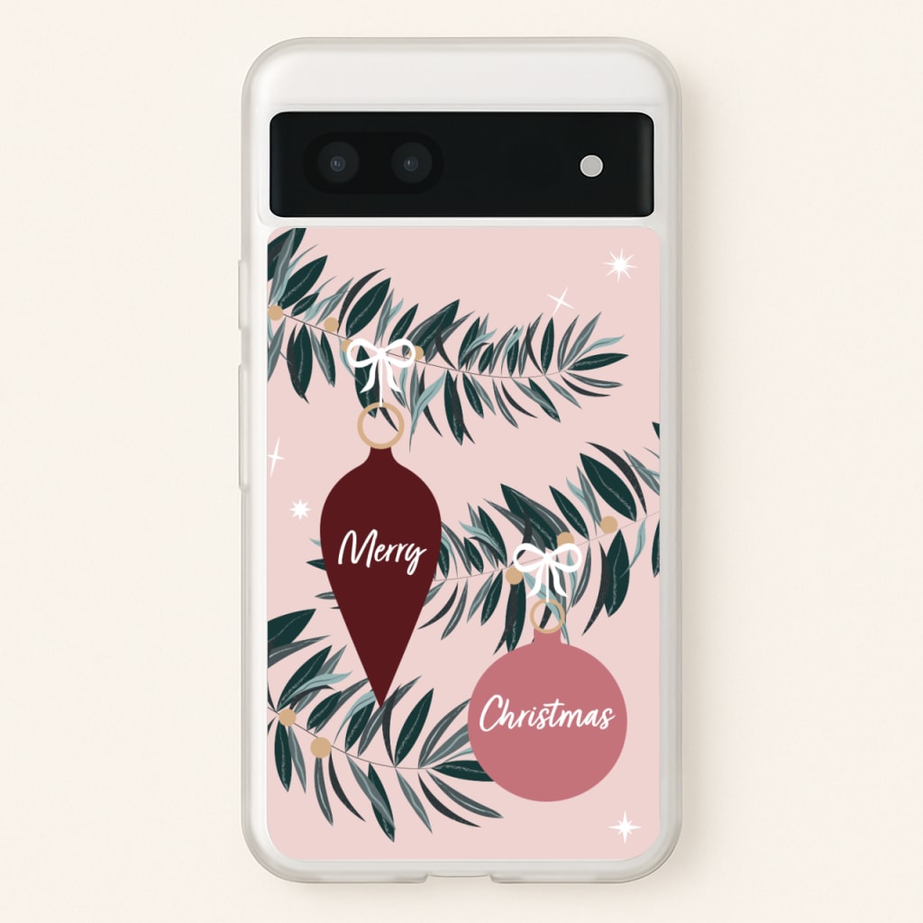 Merry Christmas - Christmas Phone Case for Google Pixel 7a