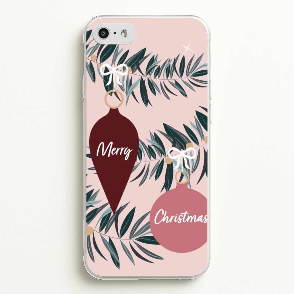 Merry Christmas - Christmas Phone Case for iPhone 5 / 5s / SE 2016