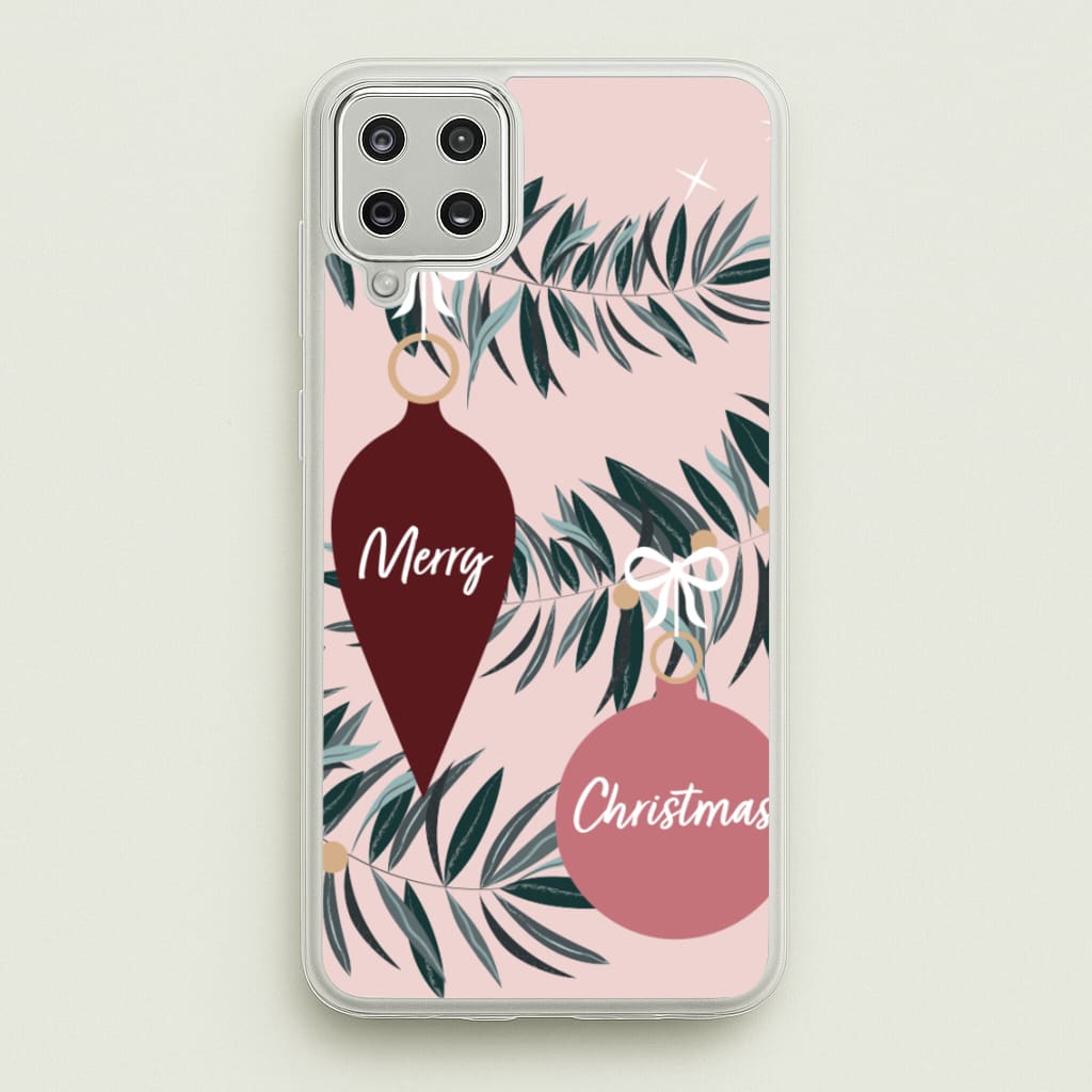 Merry Christmas - Christmas Phone Case for Galaxy A12