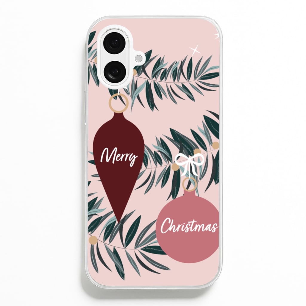 Merry Christmas - Christmas Phone Case for iPhone 16 Plus