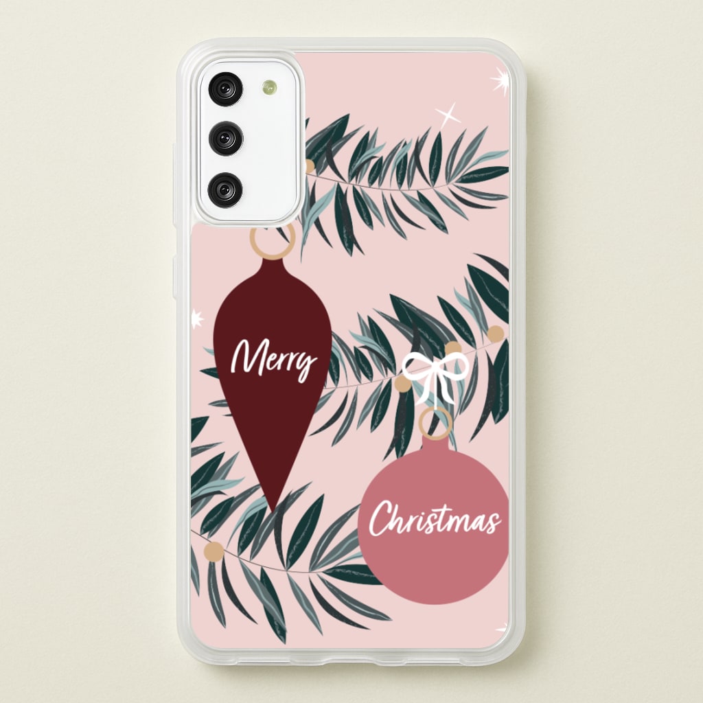 Merry Christmas - Christmas Phone Case for Galaxy S20FE