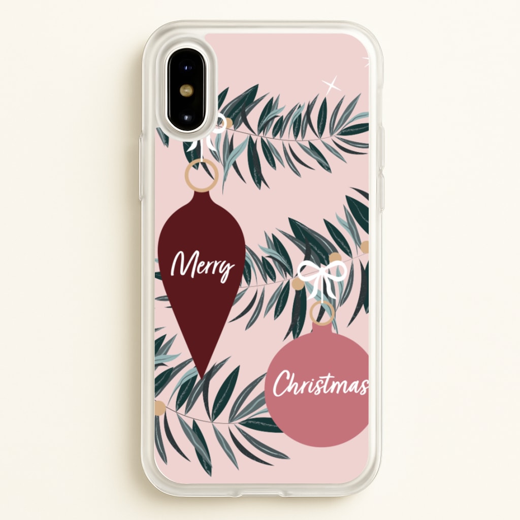 Merry Christmas - Christmas Phone Case for iPhone X / XS