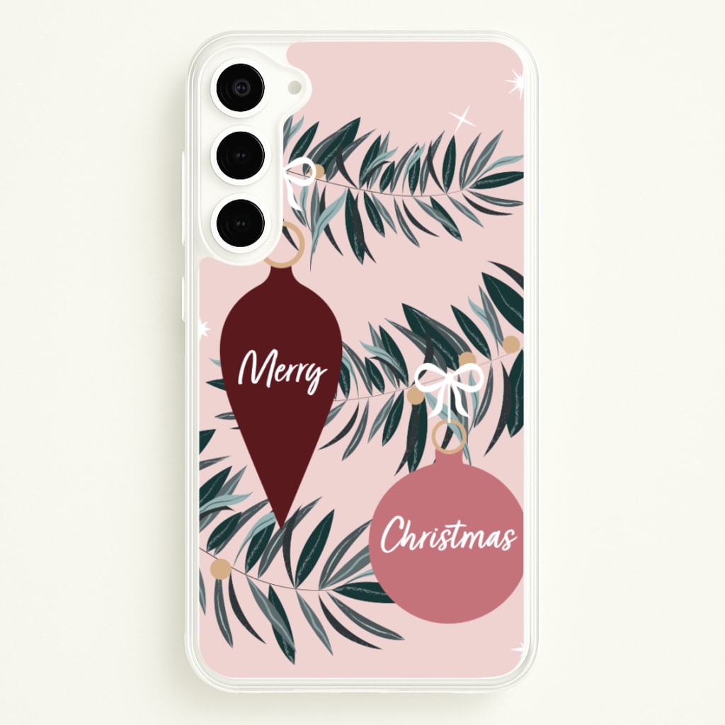 Merry Christmas - Christmas Phone Case for Galaxy S23