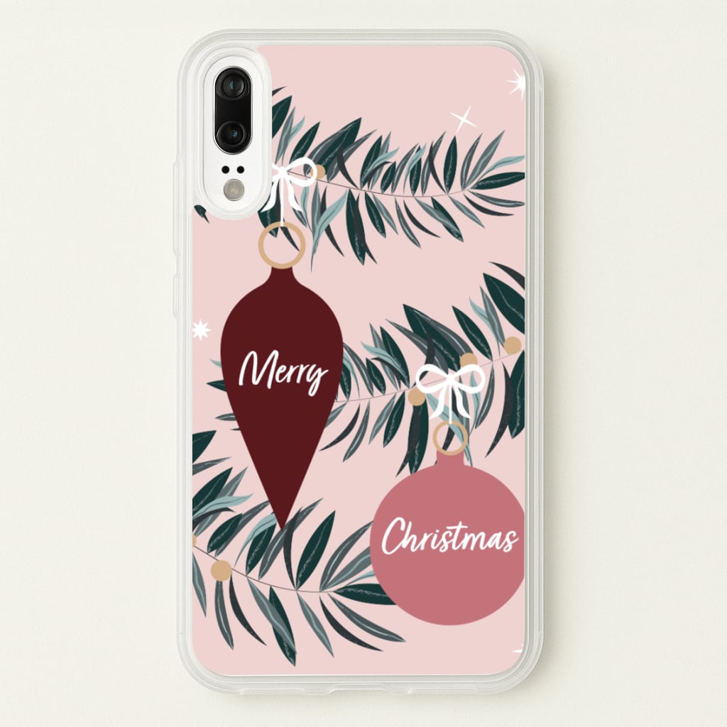 Merry Christmas - Christmas Phone Case for Huawei P20