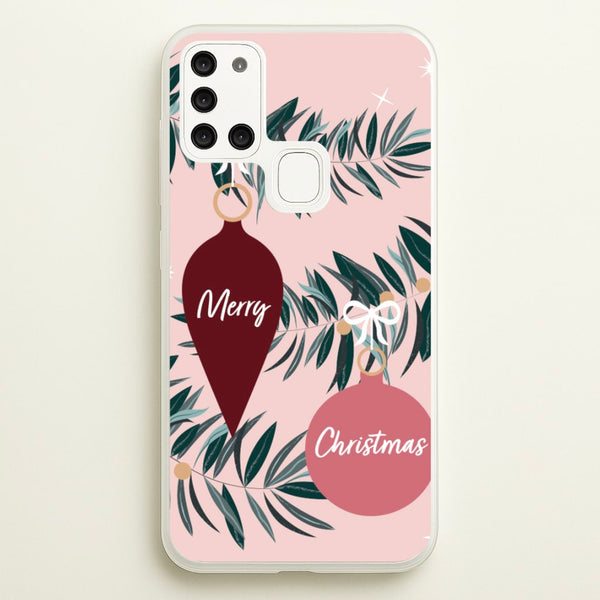 Merry Christmas - Christmas Phone Case for Galaxy A21s