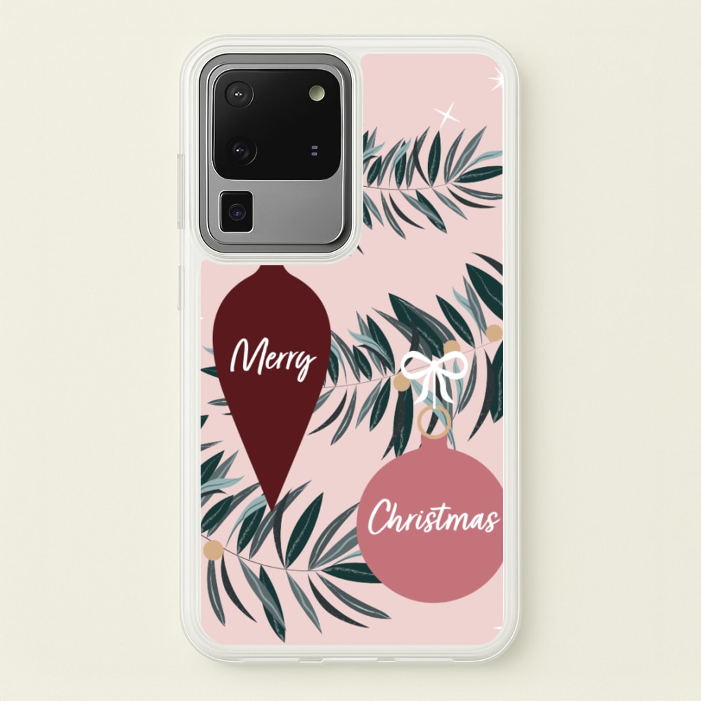 Merry Christmas - Christmas Phone Case for Galaxy S20 Ultra