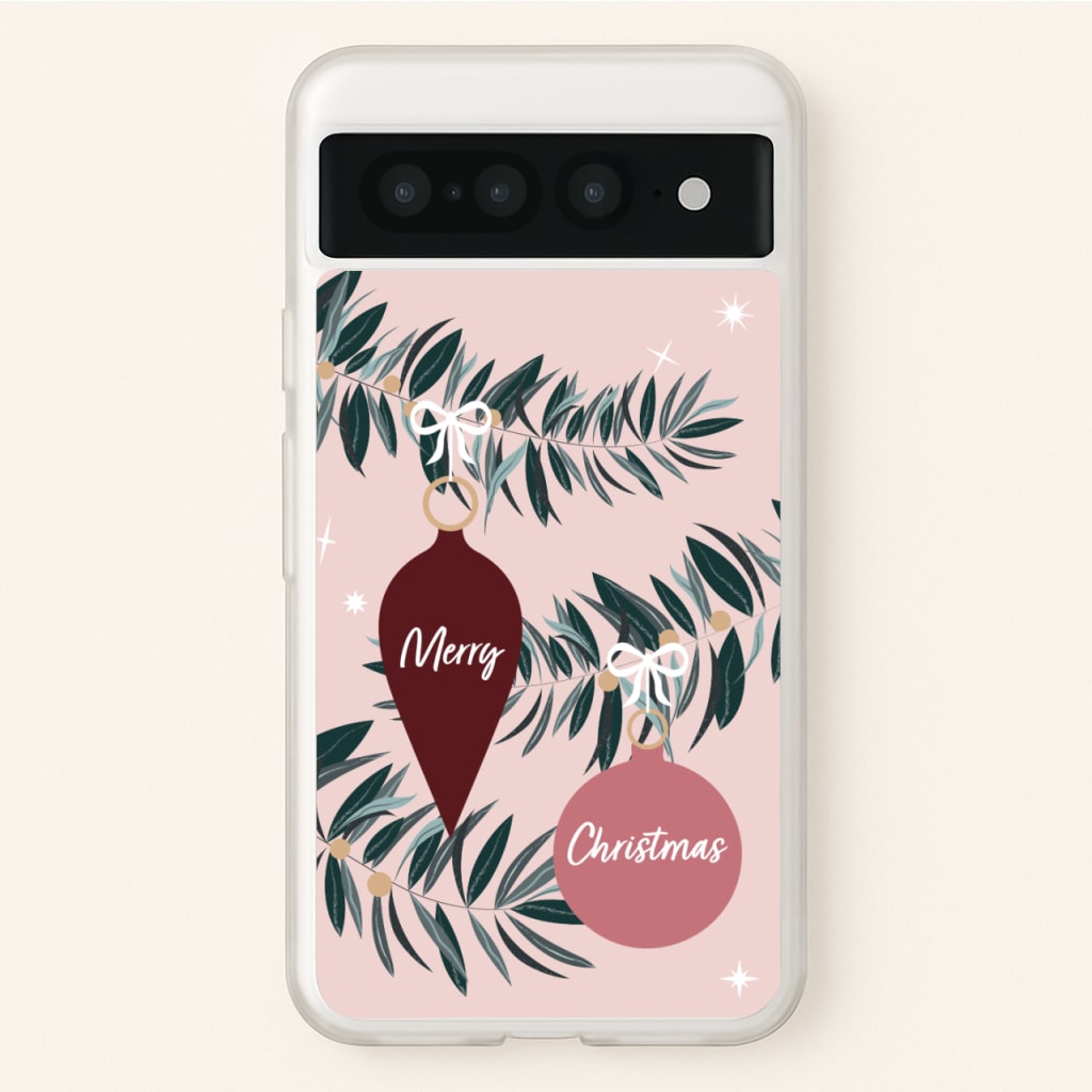 Merry Christmas - Christmas Phone Case for Google Pixel 7 Pro