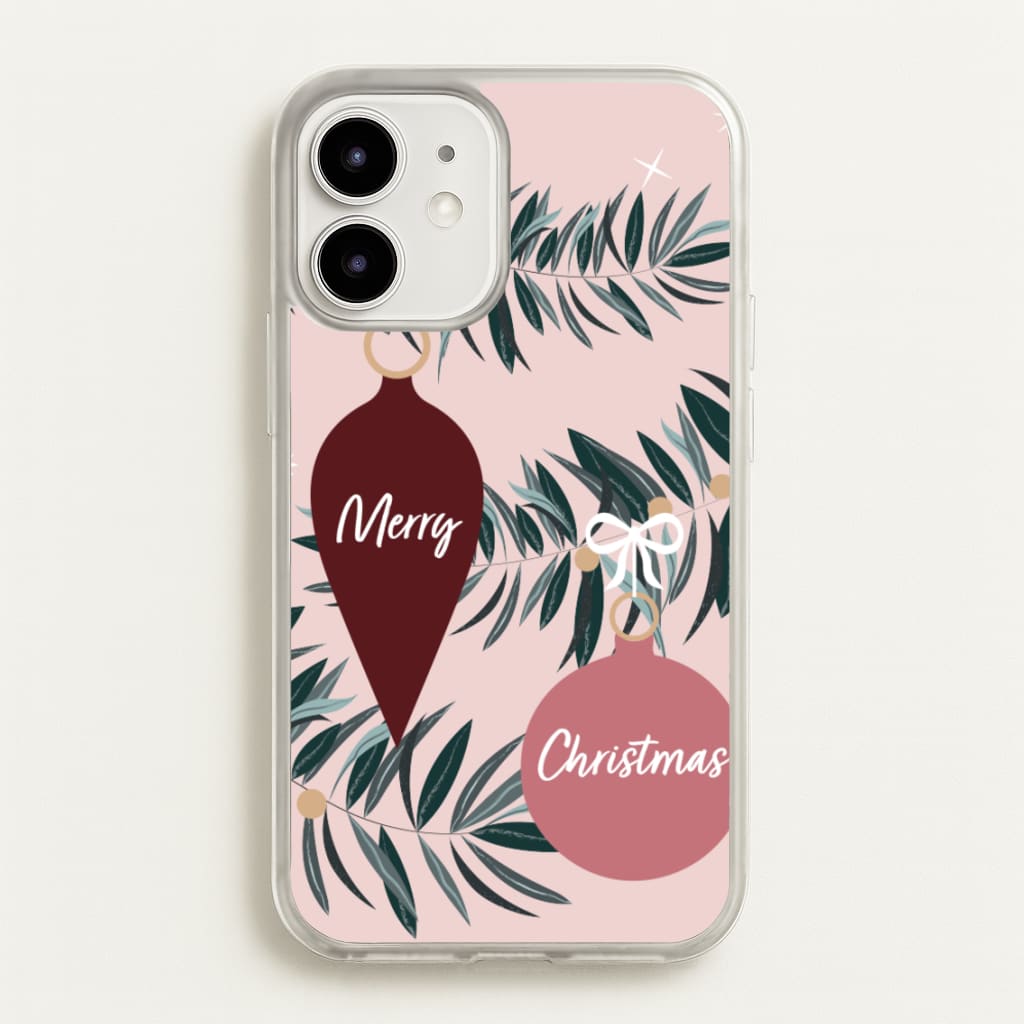 Merry Christmas - Christmas Phone Case for iPhone 12 Mini