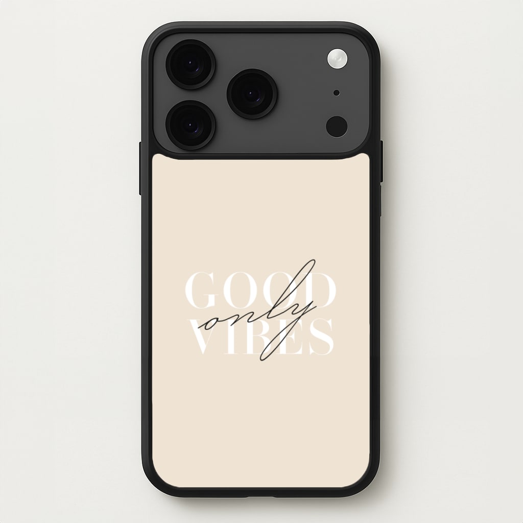 Good Vibes Only Phone Case for iPhone 17 Pro