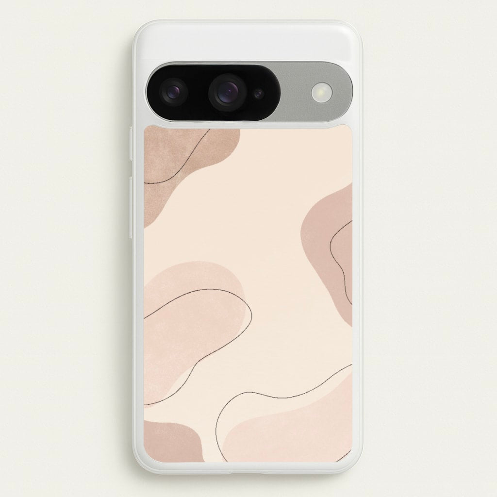 Abstract Beige Phone Case for Google Pixel 10 / 10 Pro