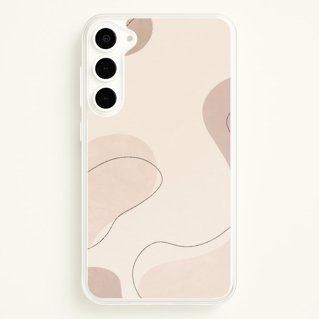Abstract Beige - Patterns Phone Case for Galaxy S23 Plus