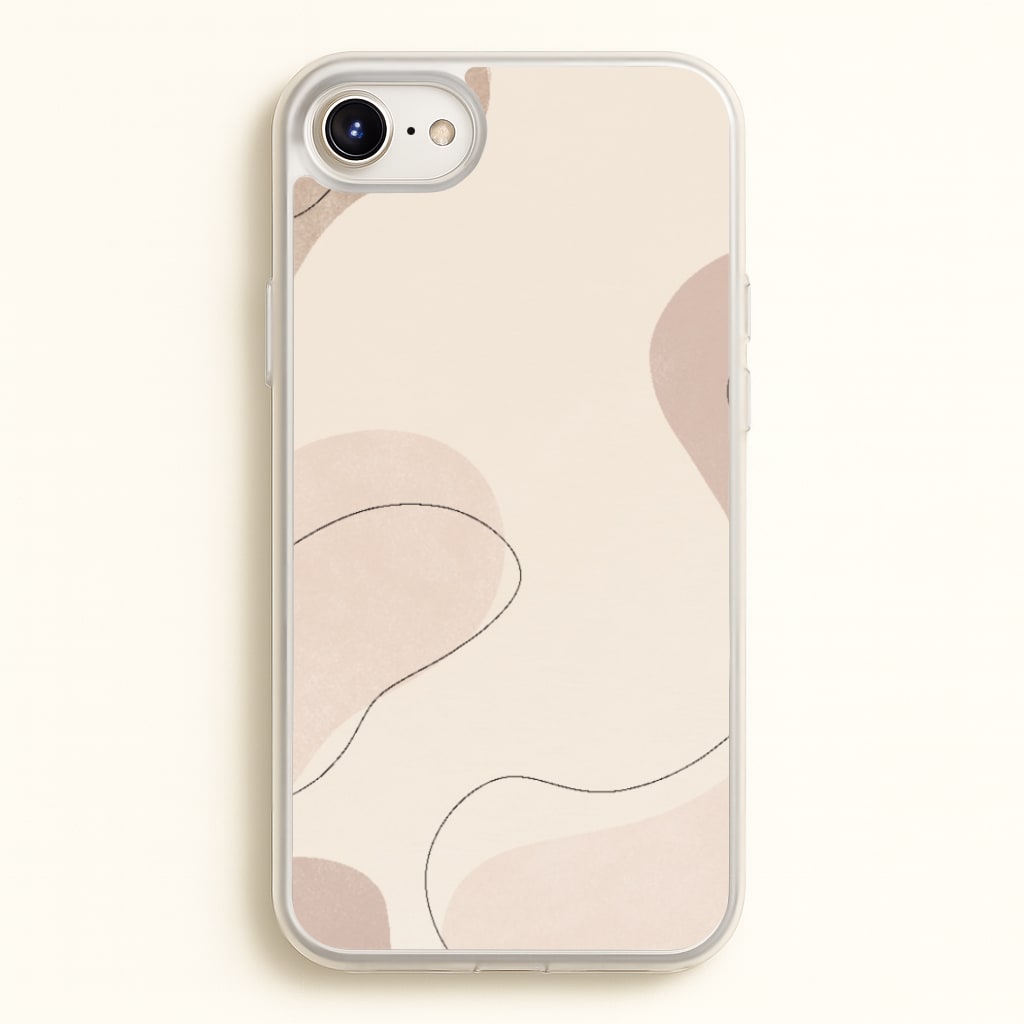 Abstract Beige - Patterns Phone Case for iPhone 6 Plus / 7 Plus / 8 Plus