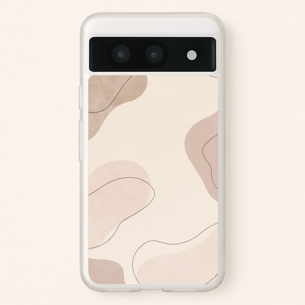 Abstract Beige - Patterns Phone Case for Google Pixel 8a
