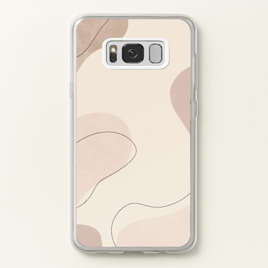 Abstract Beige - Patterns Phone Case for Galaxy S8