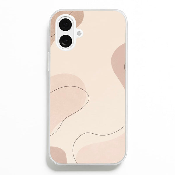 Abstract Beige - Patterns Phone Case for iPhone 16 Plus