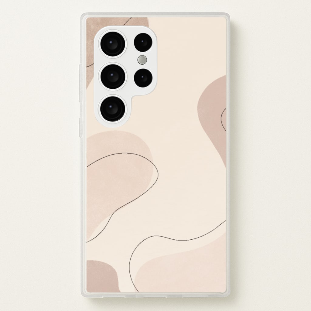 Abstract Beige - Patterns Phone Case for Galaxy S24 Ultra