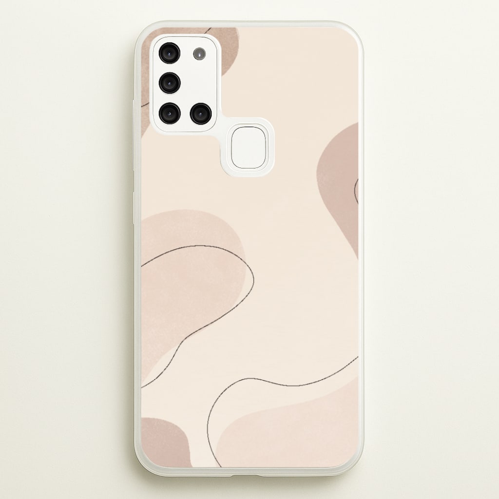 Abstract Beige - Patterns Phone Case for Galaxy A21s