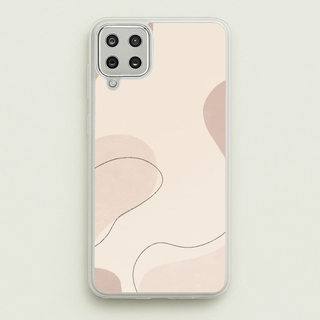 Abstract Beige - Patterns Phone Case for Galaxy A12
