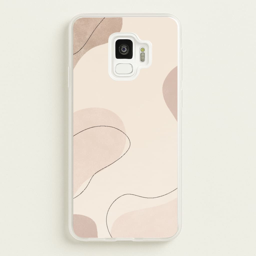 Abstract Beige - Patterns Phone Case for Galaxy S9