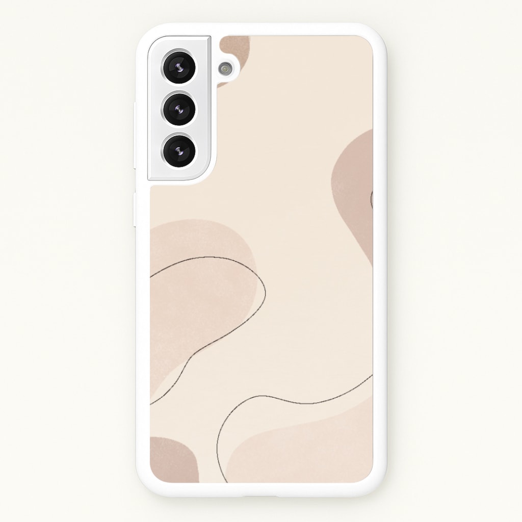 Abstract Beige - Patterns Phone Case for Galaxy S22 Plus