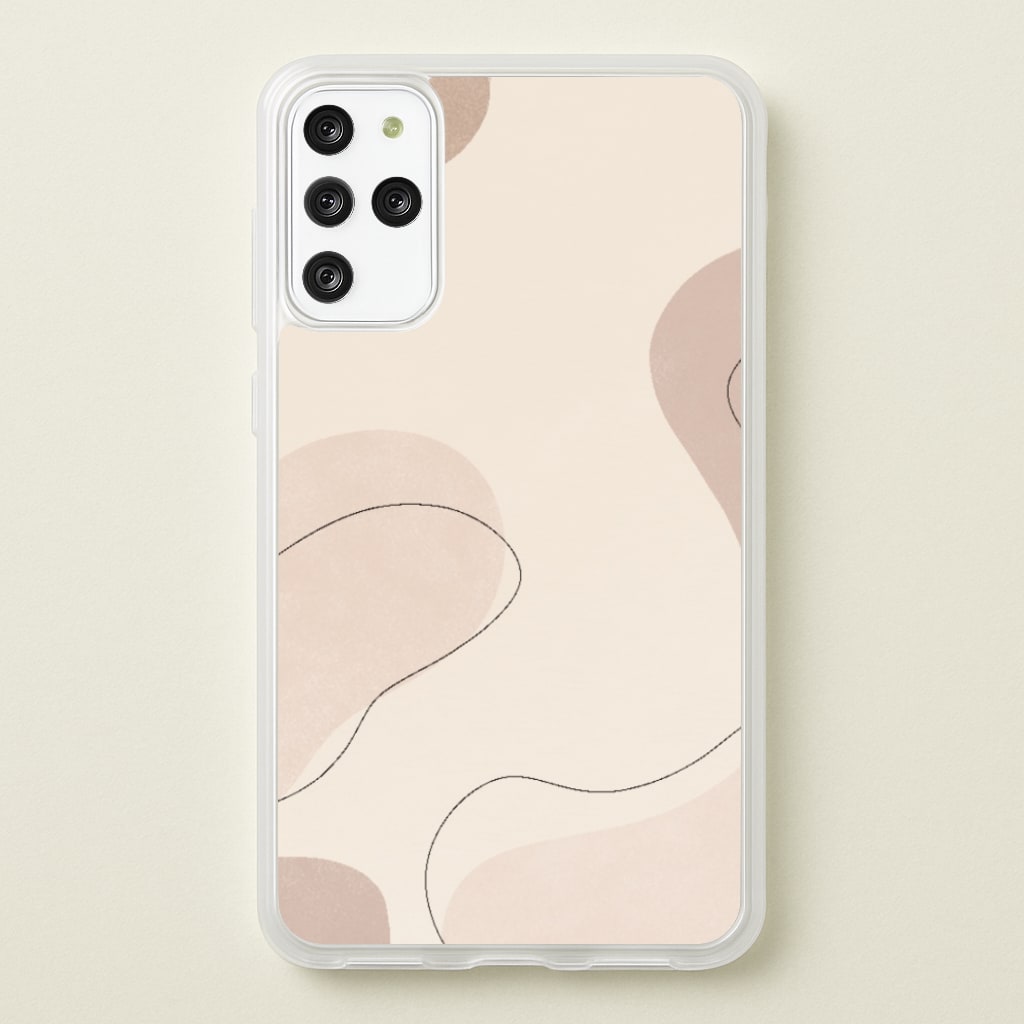Abstract Beige - Patterns Phone Case for Galaxy S20 Plus