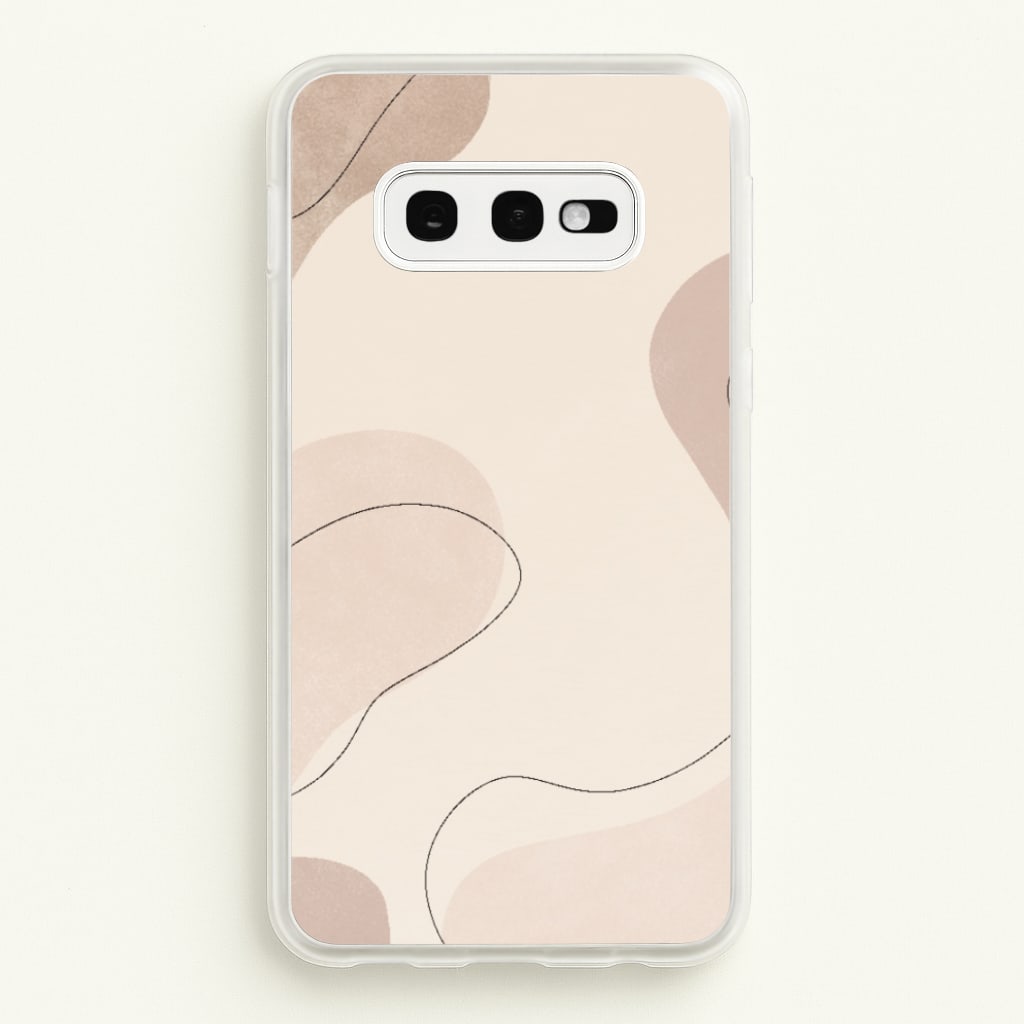 Abstract Beige - Patterns Phone Case for Galaxy S10e