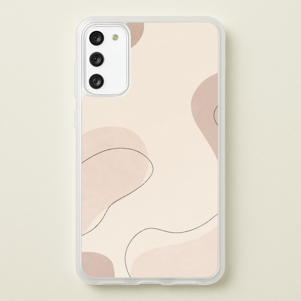 Abstract Beige - Patterns Phone Case for Galaxy S20