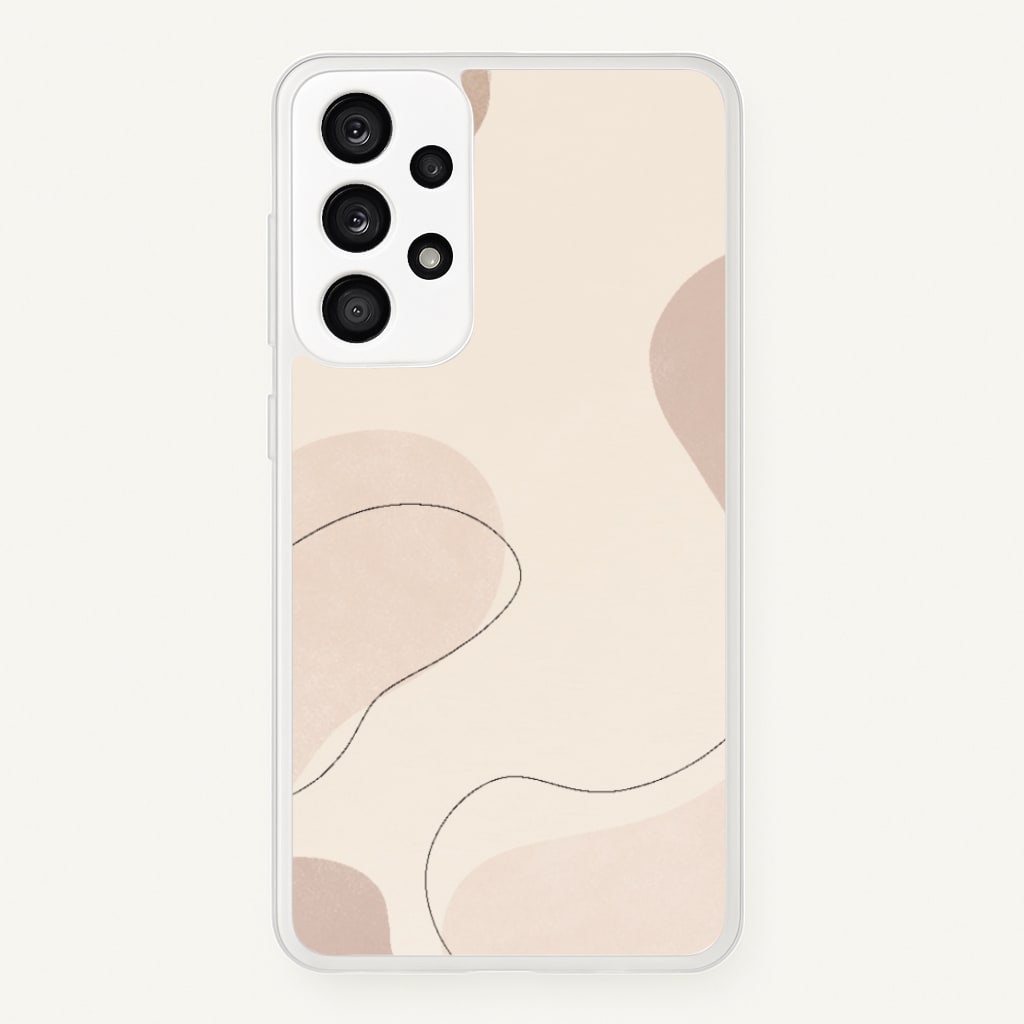 Abstract Beige - Patterns Phone Case for Galaxy A53