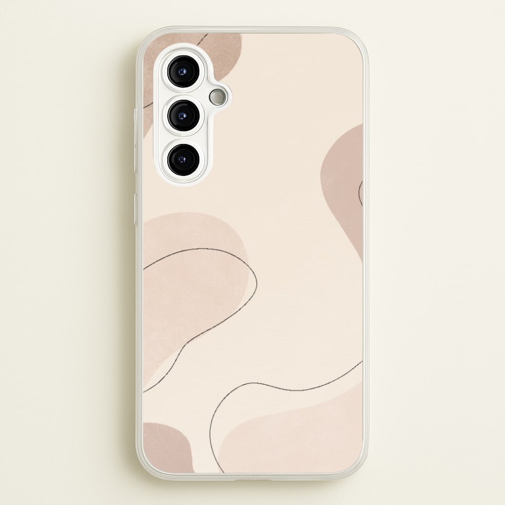 Abstract Beige - Patterns Phone Case for Galaxy A54