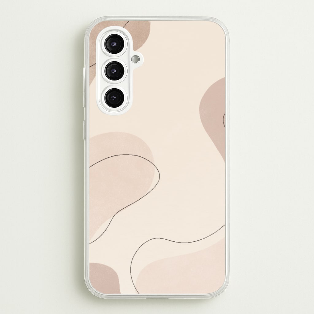 Abstract Beige - Patterns Phone Case for Galaxy A16