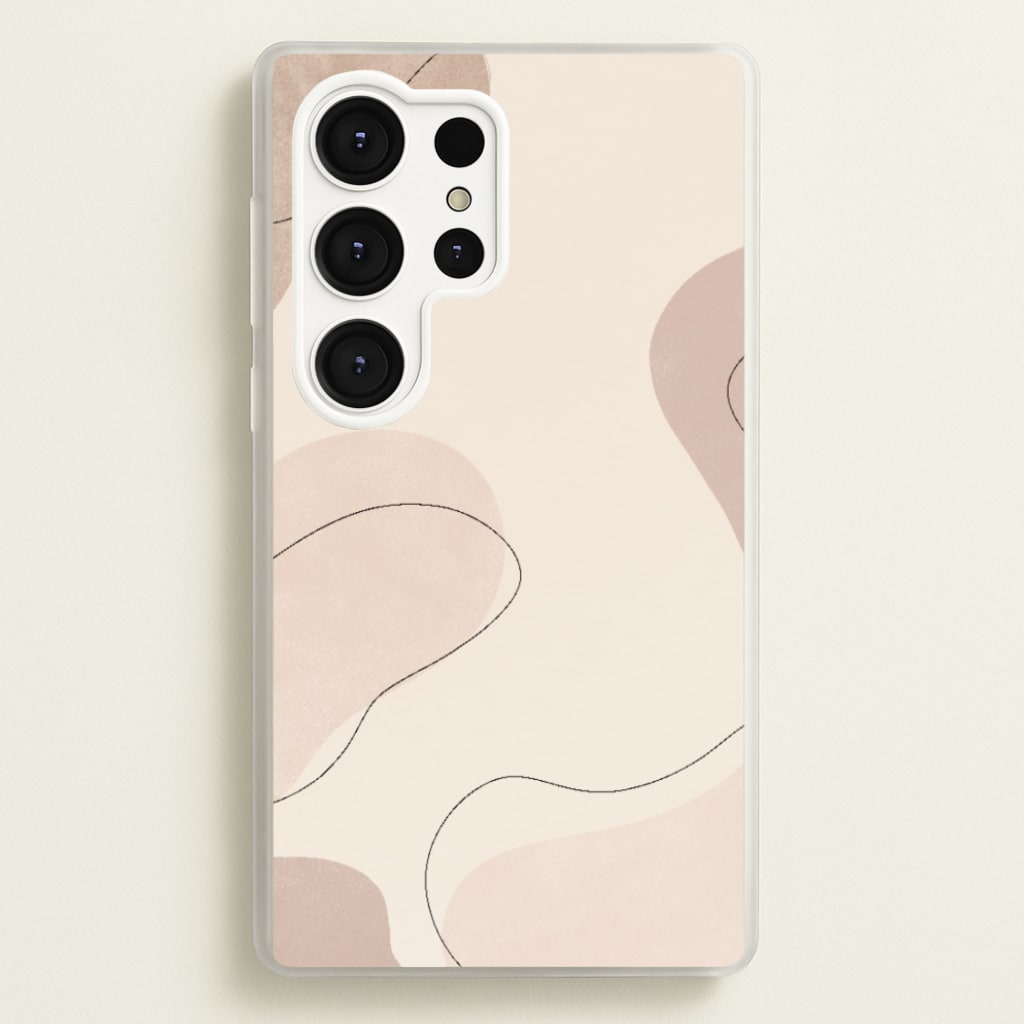Abstract Beige - Patterns Phone Case for Galaxy S25 Ultra