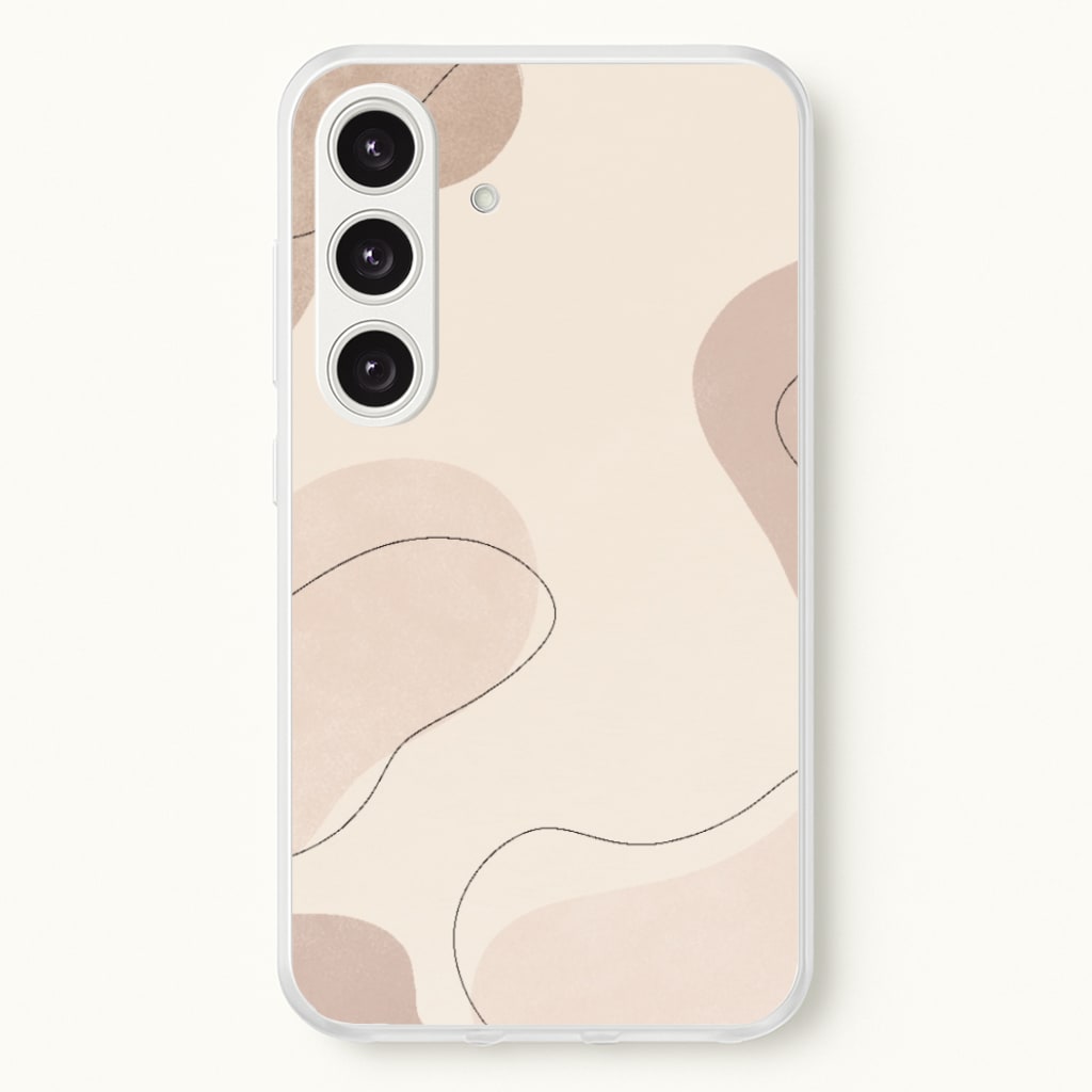 Abstract Beige - Patterns Phone Case for Galaxy S24 Plus