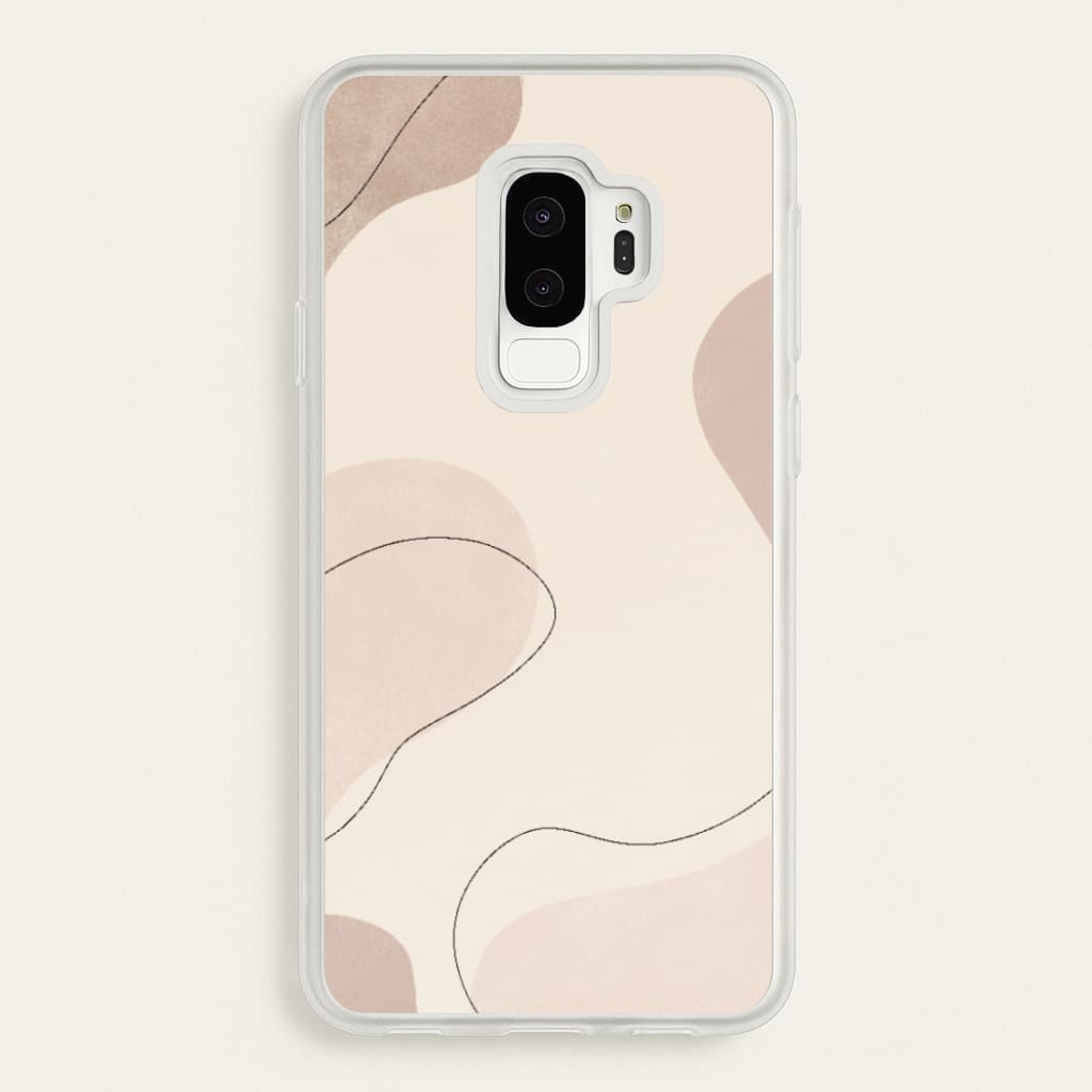 Abstract Beige - Patterns Phone Case for Galaxy S9 Plus