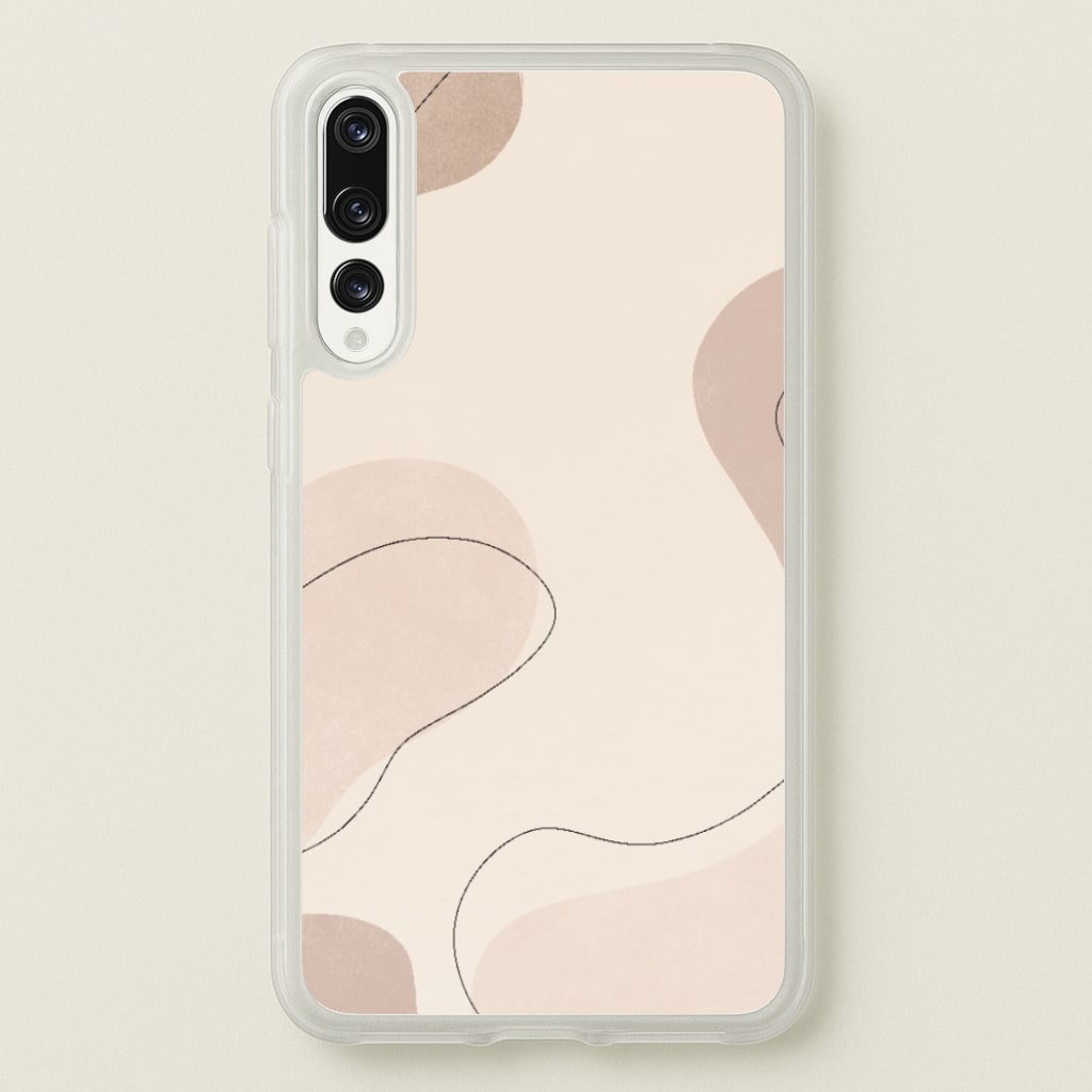 Abstract Beige - Patterns Phone Case for Huawei P20 Pro