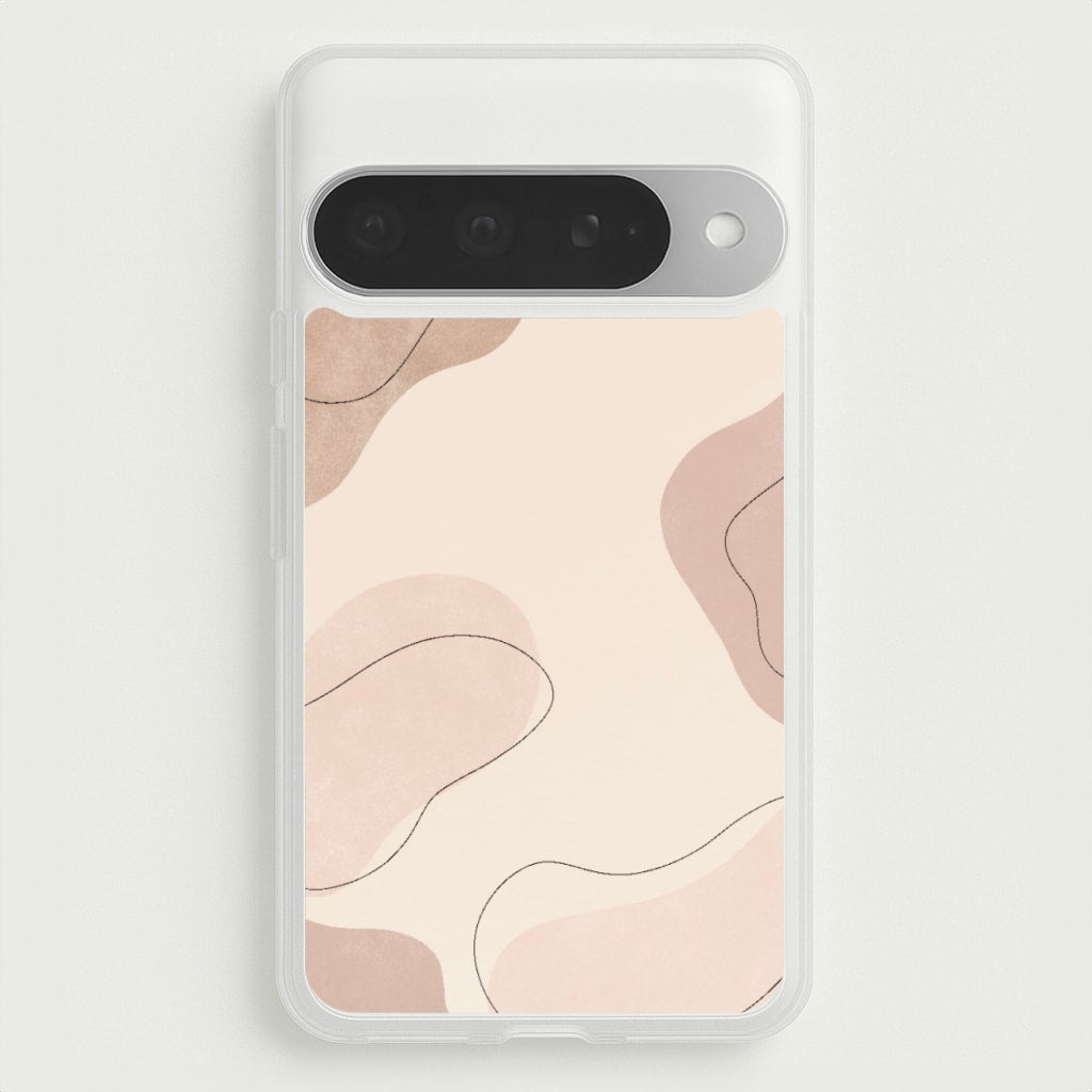 Abstract Beige Phone Case for Google Pixel 10 Pro XL