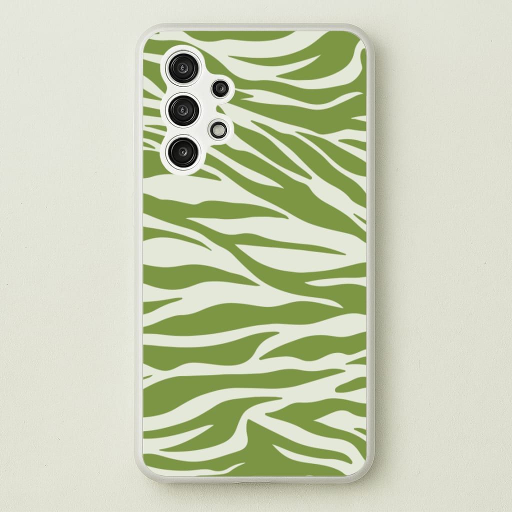 Abstract Green Print - Abstract Phone Case for Galaxy A13