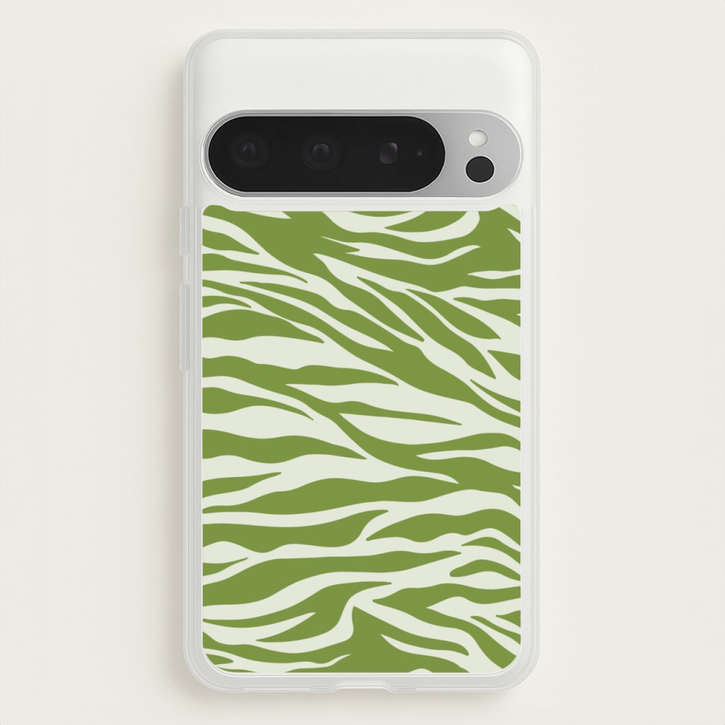 Abstract Green Print - Abstract Phone Case for Google Pixel 9 Pro XL
