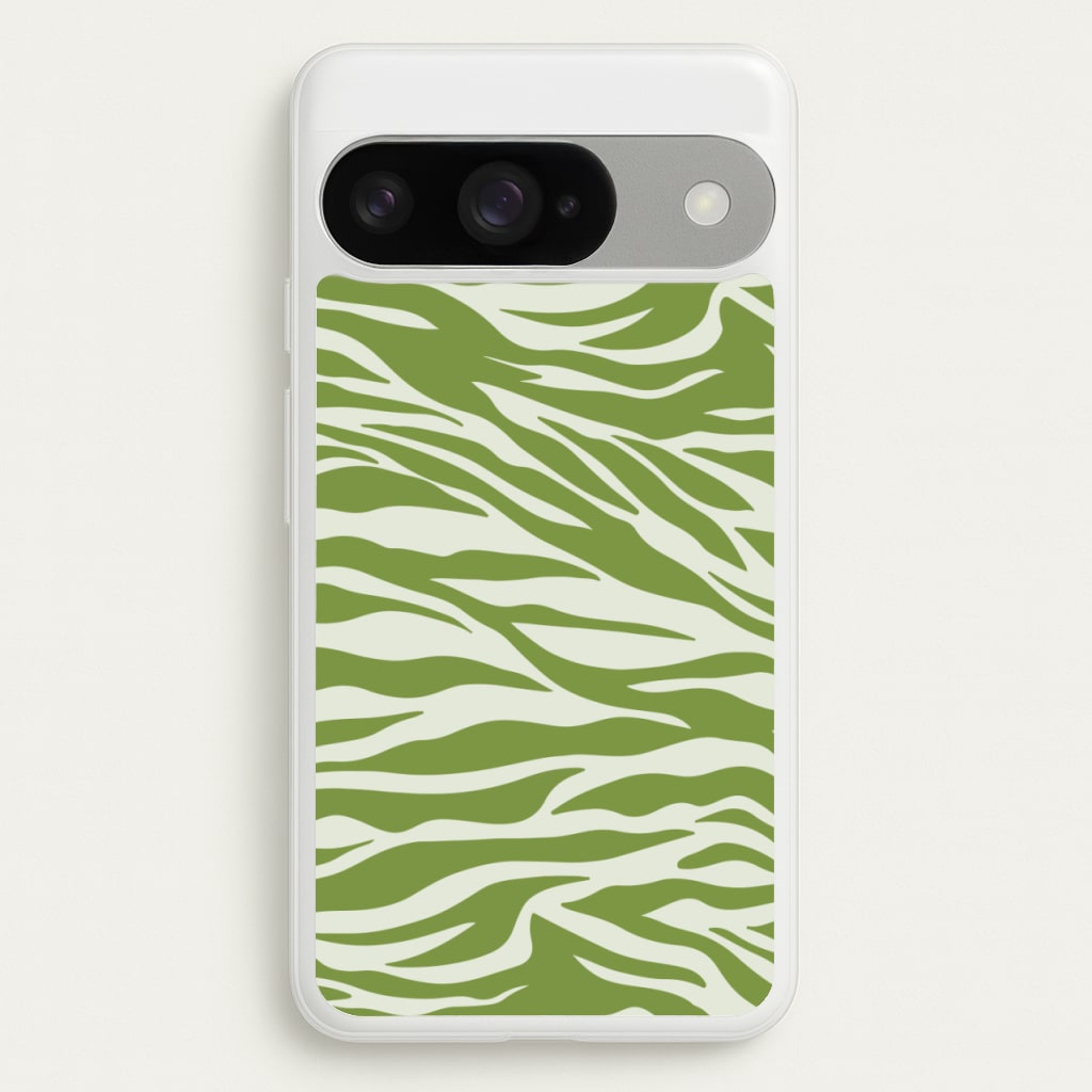 Abstract Green Print Phone Case for Google Pixel 10 / 10 Pro