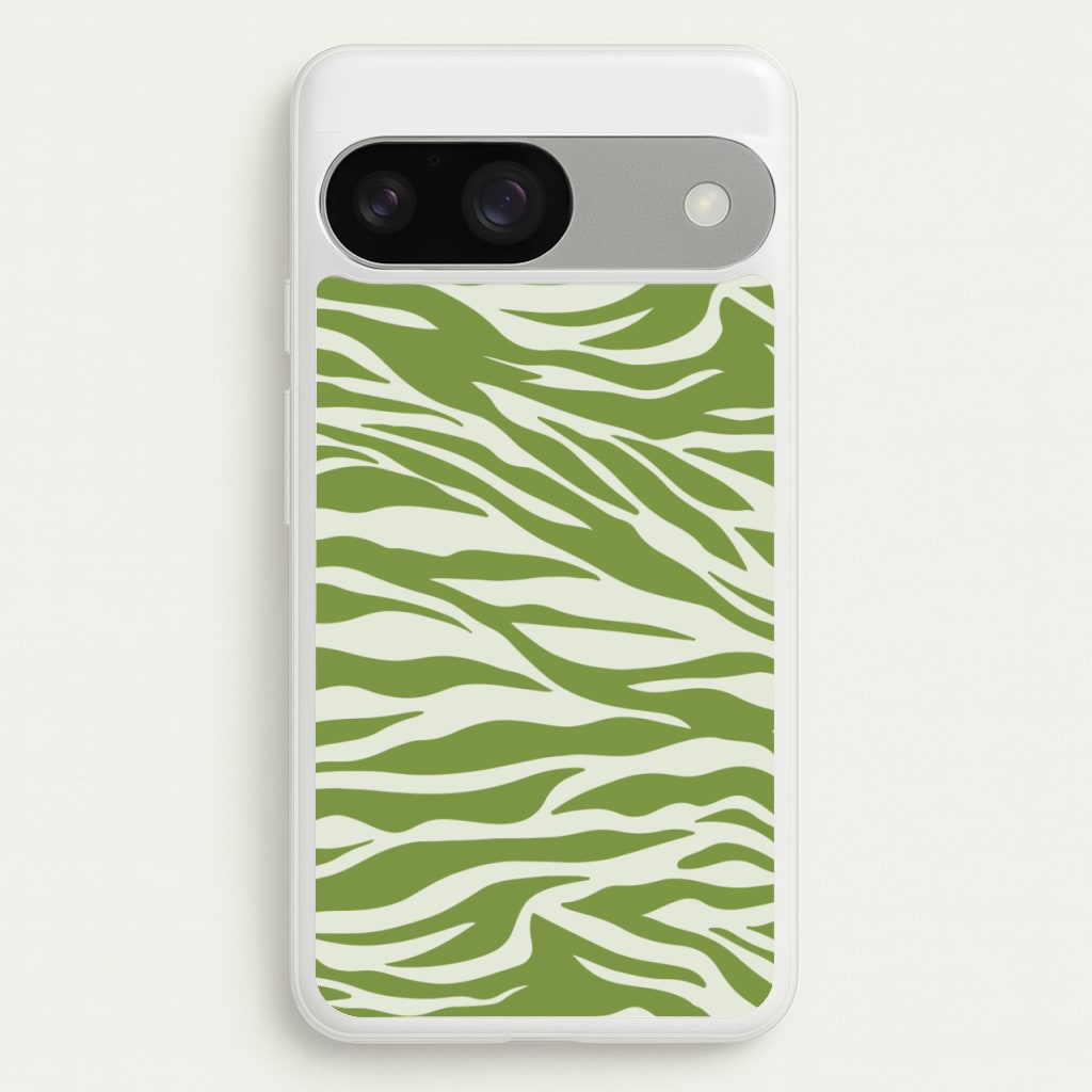 Abstract Green Print - Abstract Phone Case for Google Pixel 9 / 9 Pro