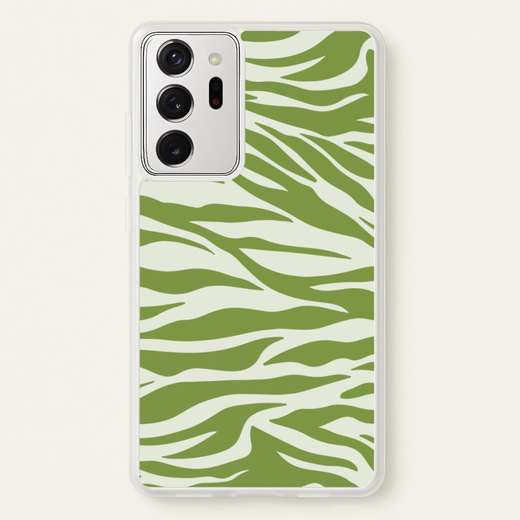 Abstract Green Print - Abstract Phone Case for Galaxy Note 20 Ultra