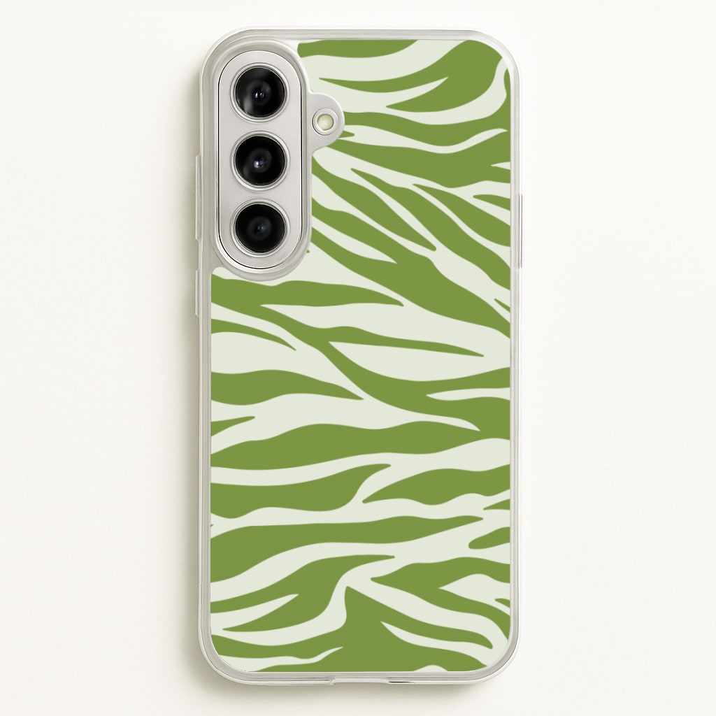 Abstract Green Print - Abstract Phone Case for Galaxy A56