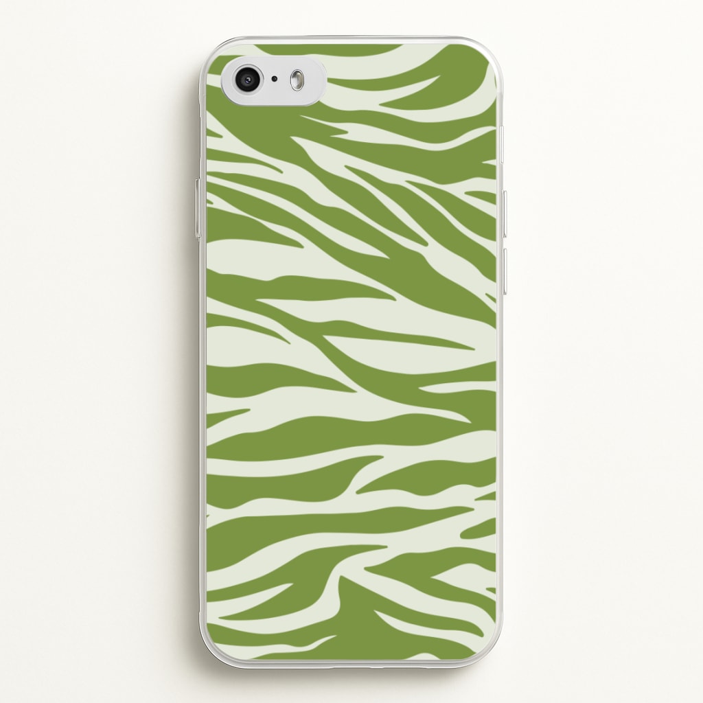 Abstract Green Print - Abstract Phone Case for iPhone 5 / 5s / SE 2016