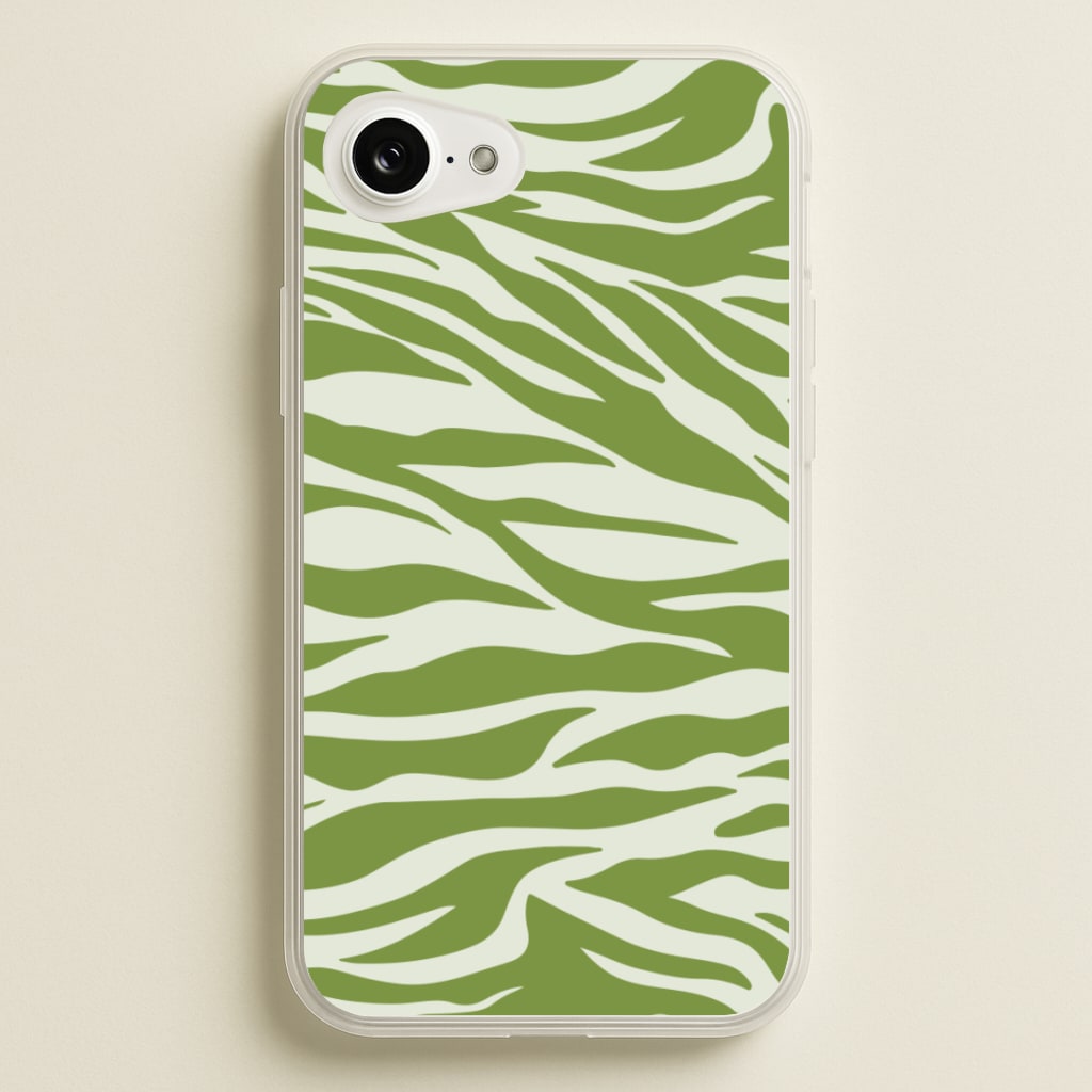 Abstract Green Print - Abstract Phone Case for iPhone 16e