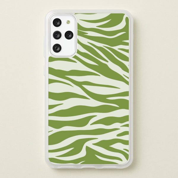 Abstract Green Print - Abstract Phone Case for Galaxy S20 Plus