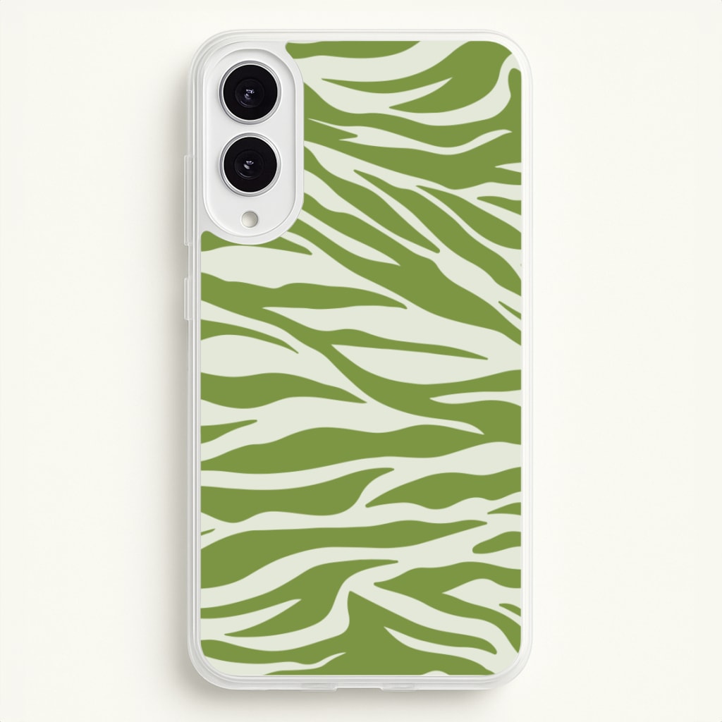 Abstract Green Print - Abstract Phone Case for Galaxy S25 Edge