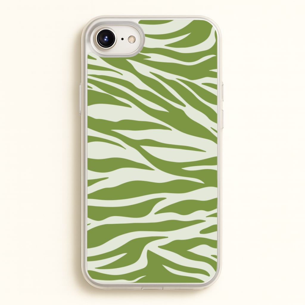 Abstract Green Print - Abstract Phone Case for iPhone 6 Plus / 7 Plus / 8 Plus
