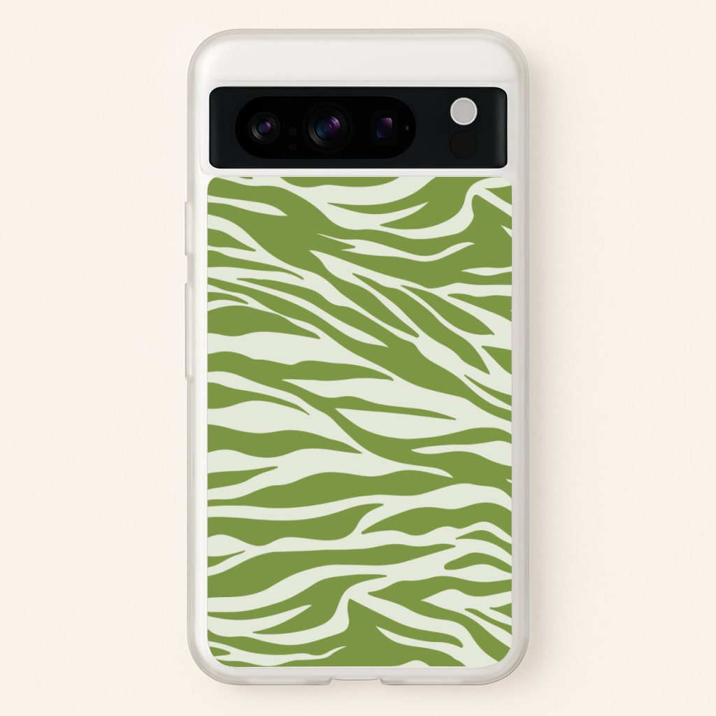 Abstract Green Print - Abstract Phone Case for Google Pixel 8 Pro